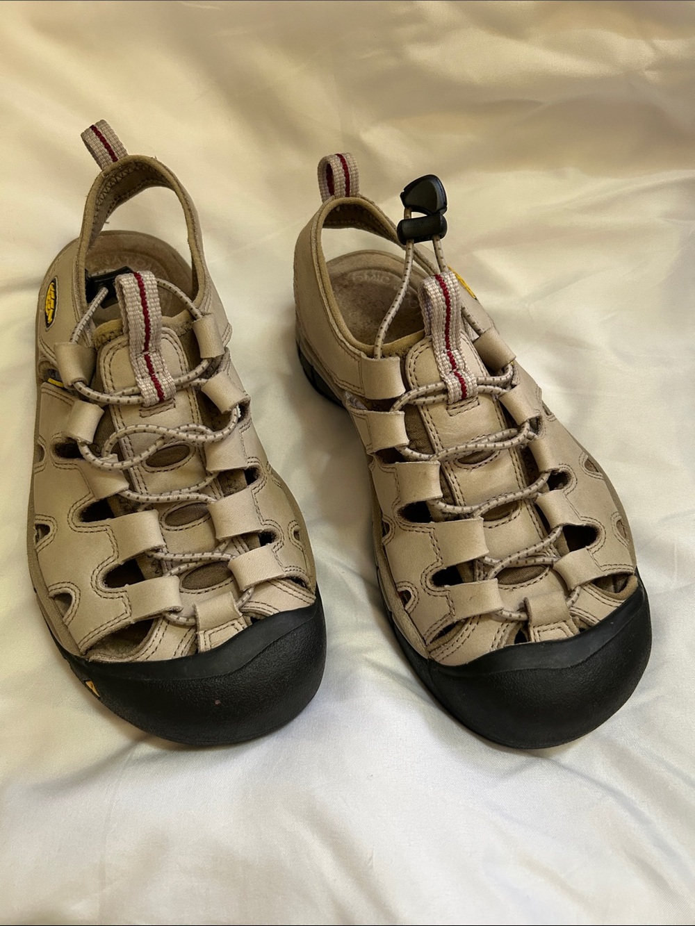 Keen Women's Sandals Beige with Black Toe